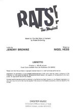 NIGEL HESS: RATS! THE MUSICAL (LIBRETTO) 1-9 COPIES