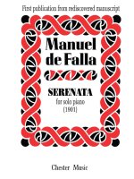 DE FALLA:SERENATA PIANO