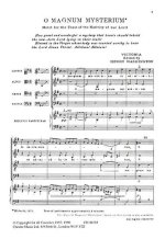 TOMAS LUIS DE VICTORIA: O MAGNUM MYSTERIUM CHANT