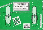CHESTER S MUSIC PUZZLES - SET 4 LIVRE SUR LA MUSIQUE