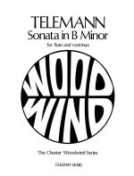 TELEMANN: SONATA IN B MINOR