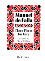 MANUEL DE FALLA: THREE PIECES FOR HARP