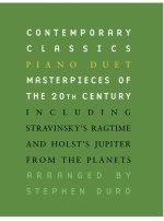 CONTEMPORARY CLASSICS: PIANO DUET