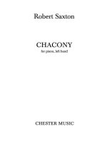 ROBERT SAXTON: CHACONY FOR PIANO, LEFT HAND PIANO