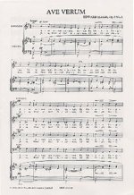 EDWARD ELGAR: AVE VERUM OP.2 NO.1 (SOPRANO/SATB) CHANT