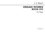 J.S. BACH: ORGAN WORKS BOOK 16