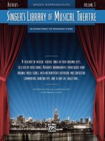 SINGER'S LIBRARY OF MUSICAL THEATRE - VOLUME 1 (MEZZO-SOPRANO VOICE)