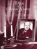 THE MUSIC OF SIGMUND ROMBERG PIANO, VOIX, GUITARE