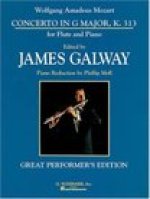 W.A. MOZART: CONCERTO IN G FOR FLUTE AND ORCHESTRA K.313 (FLUTE/PIANO)