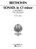 SONATA IN C# MINOR, OP. 27, NO. 2 (MOONLIGHT)