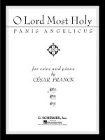 PANIS ANGELICUS (O LORD MOST HOLY)