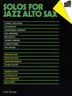 SOLOS FOR JAZZ ALTO SAX SAXOPHONE