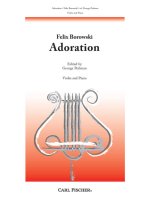ADORATION D-MAJOR VIOLON