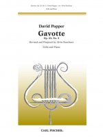 DAVID POPPER : GAVOTTE (NO. 2) OP. 23  - VIOLONCELLE ET PIANO