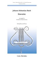 GAVOTTE -LIVRE +PARTITION