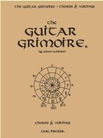 GUITAR GRIMOIRE CHORD & VOICINGS GUITARE