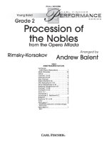 PROCESSION OF THE NOBLES FROM 'MLADA' CONCERT BAND/HARMONIE/FANFARE
