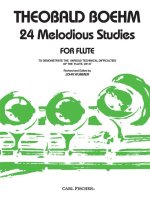 MELODISCHE STUDIES(24) OP.37 FLUTE TRAVERSIERE