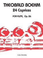 CAPRICES(24) OP.26 FLUTE TRAVERSIERE