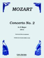 CONCERTO NO. 2 IN D MAJOR FLUTE TRAVERSIERE-LIVRE +PARTITION