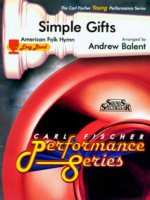 SIMPLE GIFTS CONCERT BAND/HARMONIE/FANFARE-PARTITION+PARTIES SEPAREES
