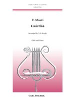CSARDAS VIOLONCELLE-LIVRE +PARTITION