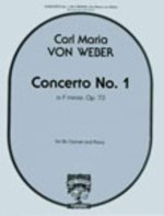CONCERTO NO. 1 IN F MINOR CLARINETTE-LIVRE +PARTITION