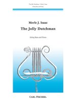 THE JOLLY DUTCHMAN -LIVRE +PARTITION