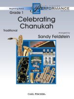 CELEBRATING CHANUKAH CONCERT BAND/HARMONIE/FANFARE-PARTITION+PARTIES SEPAREES