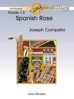 SPANISH ROSE CONCERT BAND/HARMONIE/FANFARE-PARTITION+PARTIES SEPAREES
