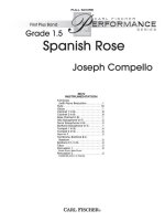 SPANISH ROSE CONCERT BAND/HARMONIE/FANFARE