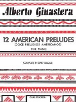 12 AMERICAN PRELUDES PIANO