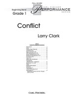 CONFLICT CONCERT BAND/HARMONIE/FANFARE