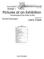 PICTURES AT AN EXHIBITION CONCERT BAND/HARMONIE/FANFARE