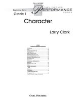 CHARACTER CONCERT BAND/HARMONIE/FANFARE