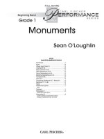 MONUMENTS CONCERT BAND/HARMONIE/FANFARE