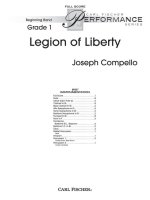 LEGION OF LIBERTY CONCERT BAND/HARMONIE/FANFARE