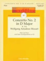 CONCERTO NO. 2 IN D MAJOR, K. 314 FLUTE TRAVERSIERE +CD