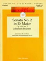 SONATA NO. 2 IN EB MAJOR, OP. 120, NO. 2 CLARINETTE +CD