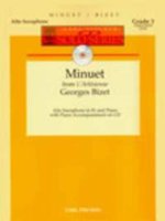 MINUET FROM 'L'ARLESIENNE' SAXOPHONE-LIVRE +PARTITION