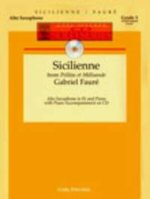 SICILIENNE SAXOPHONE-LIVRE +PARTITION