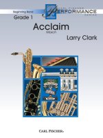 ACCLAIM CONCERT BAND/HARMONIE/FANFARE-PARTITION+PARTIES SEPAREES