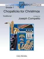 CHOPSTICKS FOR CHRISTMAS CONCERT BAND/HARMONIE/FANFARE-PARTITION+PARTIES SEPAREES