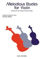 MELODIOUS ETUDES FOR VIOLIN VIOLON