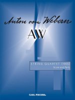 STRING QUARTET (1905) MUSIQUE D'ENSEMBLE-PARTITION+PARTIES SEPAREES