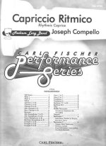 CAPRICCIO RITMICO CONCERT BAND/HARMONIE/FANFARE