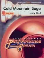 COLD MOUNTAIN SAGA CONCERT BAND/HARMONIE/FANFARE-PARTITION+PARTIES SEPAREES