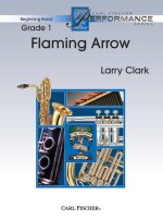 FLAMING ARROW CONCERT BAND/HARMONIE/FANFARE-PARTITION+PARTIES SEPAREES