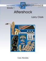 AFTERSHOCK CONCERT BAND/HARMONIE/FANFARE-PARTITION+PARTIES SEPAREES