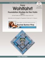 FOUNDATION STUDIES FOR THE VIOLIN, VOL. 1 VIOLON+DVD